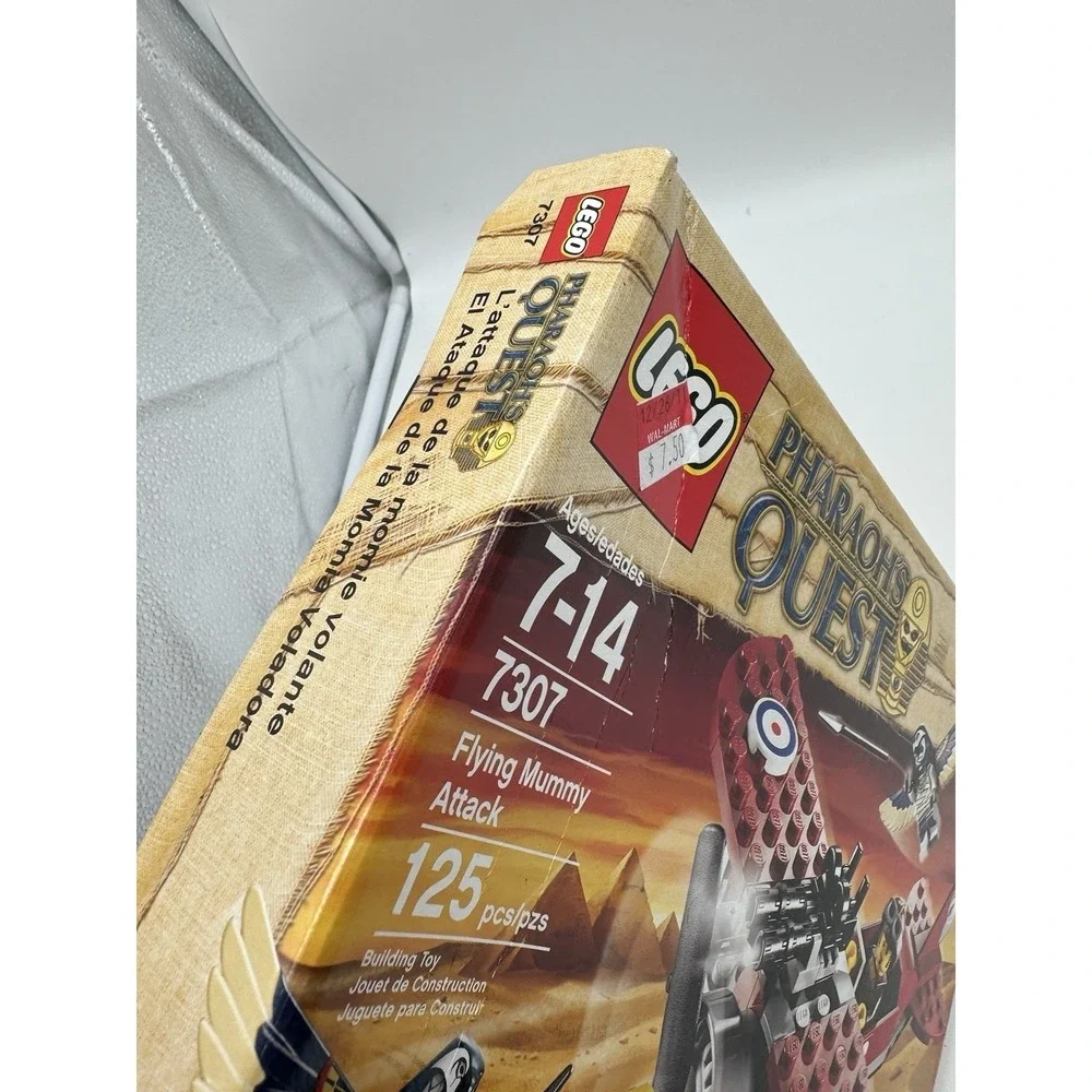 LEGO Pharaohs Quest Flying Mummy Attack 7307 Jake Raines Biplane Set New Sealed